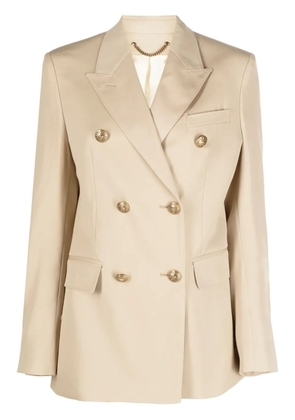 Golden Goose double-breasted virgin wool blazer - Neutrals