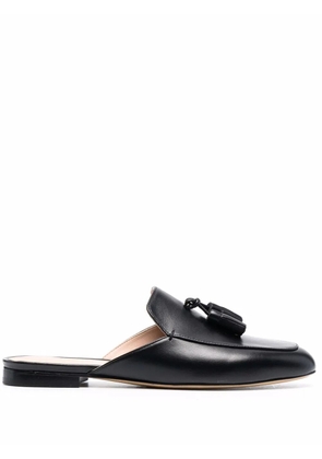 Scarosso Giorgina tassel-detail mules - Black