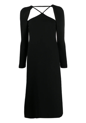 Rejina Pyo cut-out crepe midi dress - Black
