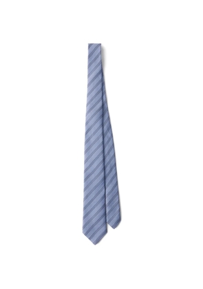 Prada striped tie - Blue
