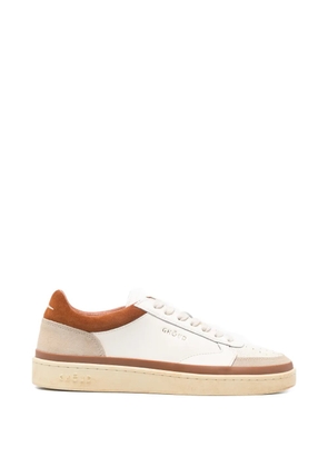 GHŌUD suede-panel sneakers - White
