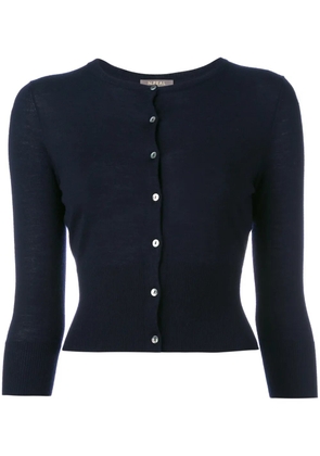 N.Peal cropped cardigan - Blue