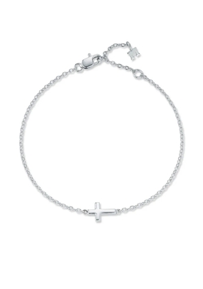 Mateo sterling silver Mini Cross bracelet