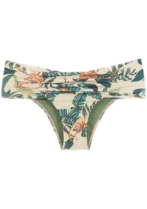 Lygia & Nanny Calça Jasper estampada bikini bottoms - Green