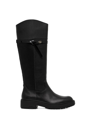 LIU JO strap knee-high boots - Black