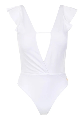 Brigitte plain swimsuit - White