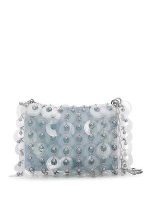 Rabanne disk clutch bag - Blue