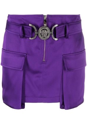 Versace Medusa Head-motif miniskirt - Purple
