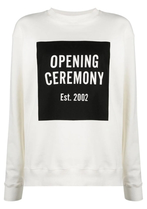 Opening Ceremony box-logo sweatshirt - White