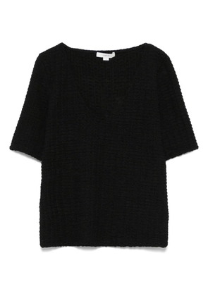 Vince cotton-blend T-shirt - Black