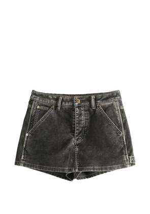 Alexander Wang logo-patch mini skort - Grey