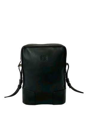 Loewe Pre-Owned 2010-2026 Leather Anagram crossbody bag - Black