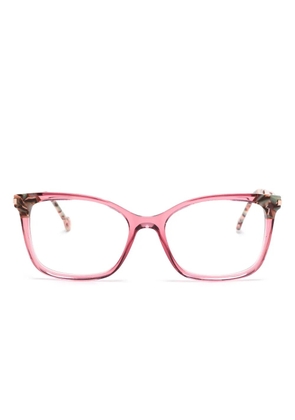 Carolina Herrera square-frame glasses - Pink