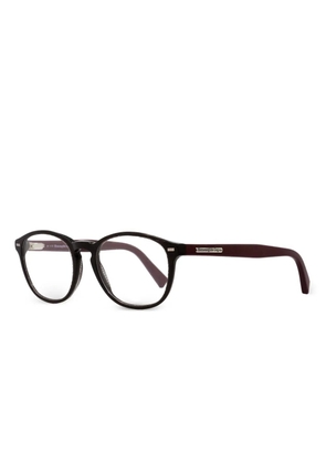 Zegna round-frame glasses - Red