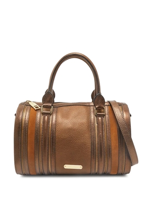 Burberry Pre-Owned Alchester metallic leather tote bag - Brown