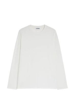 Jil Sander long-sleeves cotton T-shirt - White