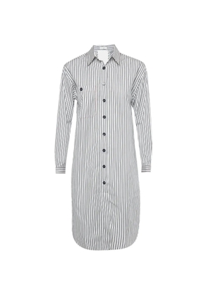 SANDRO striped cotton dress - White