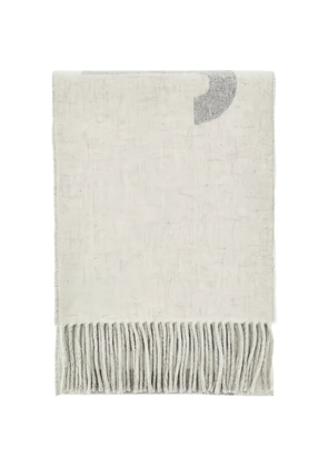 Jacquemus fringed scarf - Neutrals