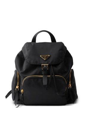 Prada small zip backpack - Black