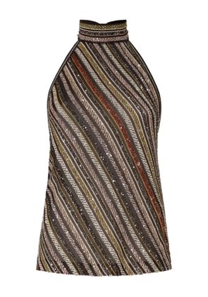 Missoni striped top - Black