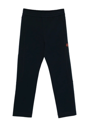 Moncler logo-patch track pants - Blue