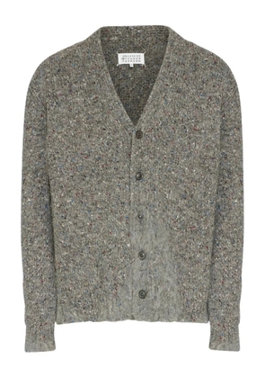 Maison Margiela textured button-up cardigan - Grey