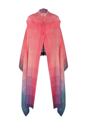 Pleats Please Issey Miyake button-down waistcoat - Pink