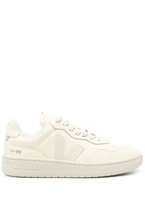 VEJA V-90 leather sneakers - Yellow