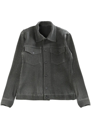 Homme Plissé Issey Miyake Wool Like Light shirt jacket - Grey