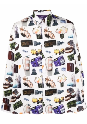 Études Studio Illusion all over print shirt - White