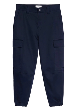 AMI Paris straight-leg cargo pants - Blue
