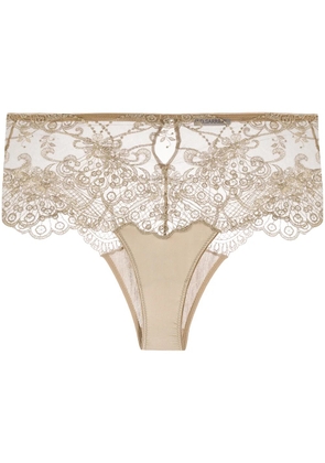 I.D. Sarrieri Christmas high-waisted briefs - Gold
