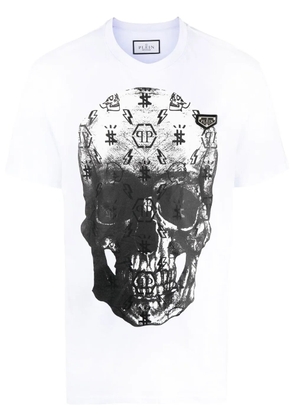Philipp Plein skull-print short-sleeve T-shirt - White