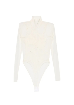 Oh Carla lace long-sleeve bodysuit - Neutrals