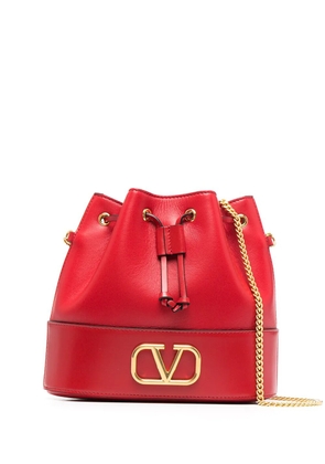 Valentino Garavani VLOGO bucket bag - Red