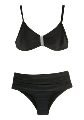 Lygia & Nanny Anne ruched bikini - Black