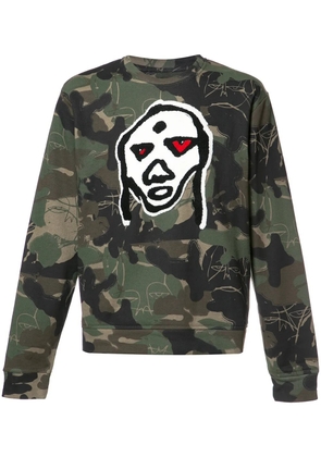 Haculla camouflage print sweatshirt - Green