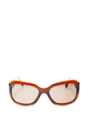 CHANEL Pre-Owned 2000s logo-detail sunglasses - Brown