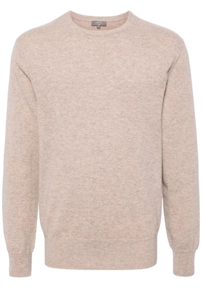 N.Peal Oxford round-neck jumper - Neutrals