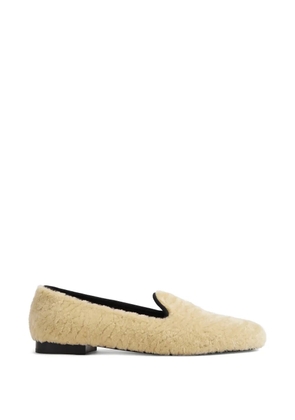 TOTEME shearling loafers - Neutrals