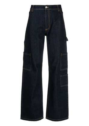 Halfboy high-rise straight-leg jeans - Blue