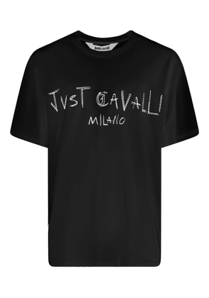 Just Cavalli logo-print T-shirt - Black