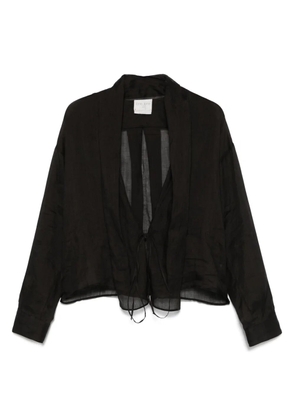 Forte Forte ramie blouse - Black