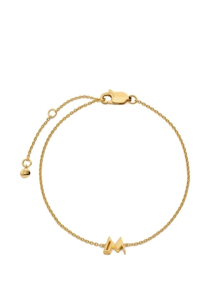 Monica Vinader initial chain bracelet - Gold