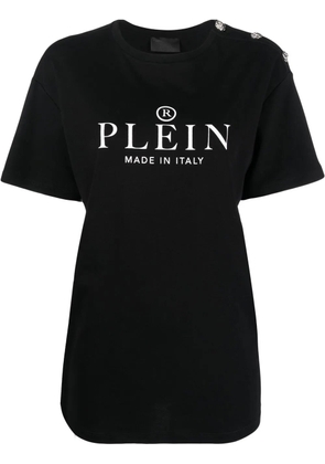 Philipp Plein Made in Italy logo-print T-shirt - Black