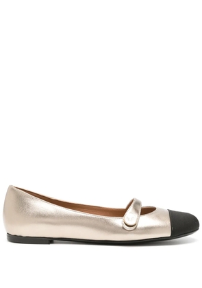 Roberto Festa Divy leather ballerina shoes - Gold