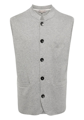 N.Peal Penzance fine-knit vest - Grey