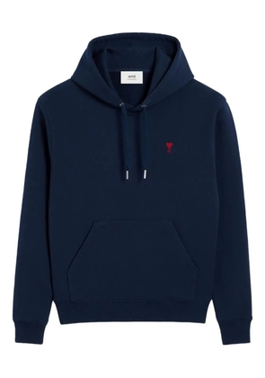 AMI Paris Ami de Coeur organic-cotton hoodie - Blue