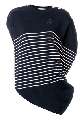 JW Anderson striped knitted top - Blue