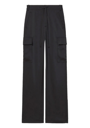 Proenza Schouler White Label drawstring-fastening cargo trousers - Black
